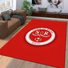 Stade de Reims Logo Carpet suitable as a non-slip mat for the living room or bedroom sofa
