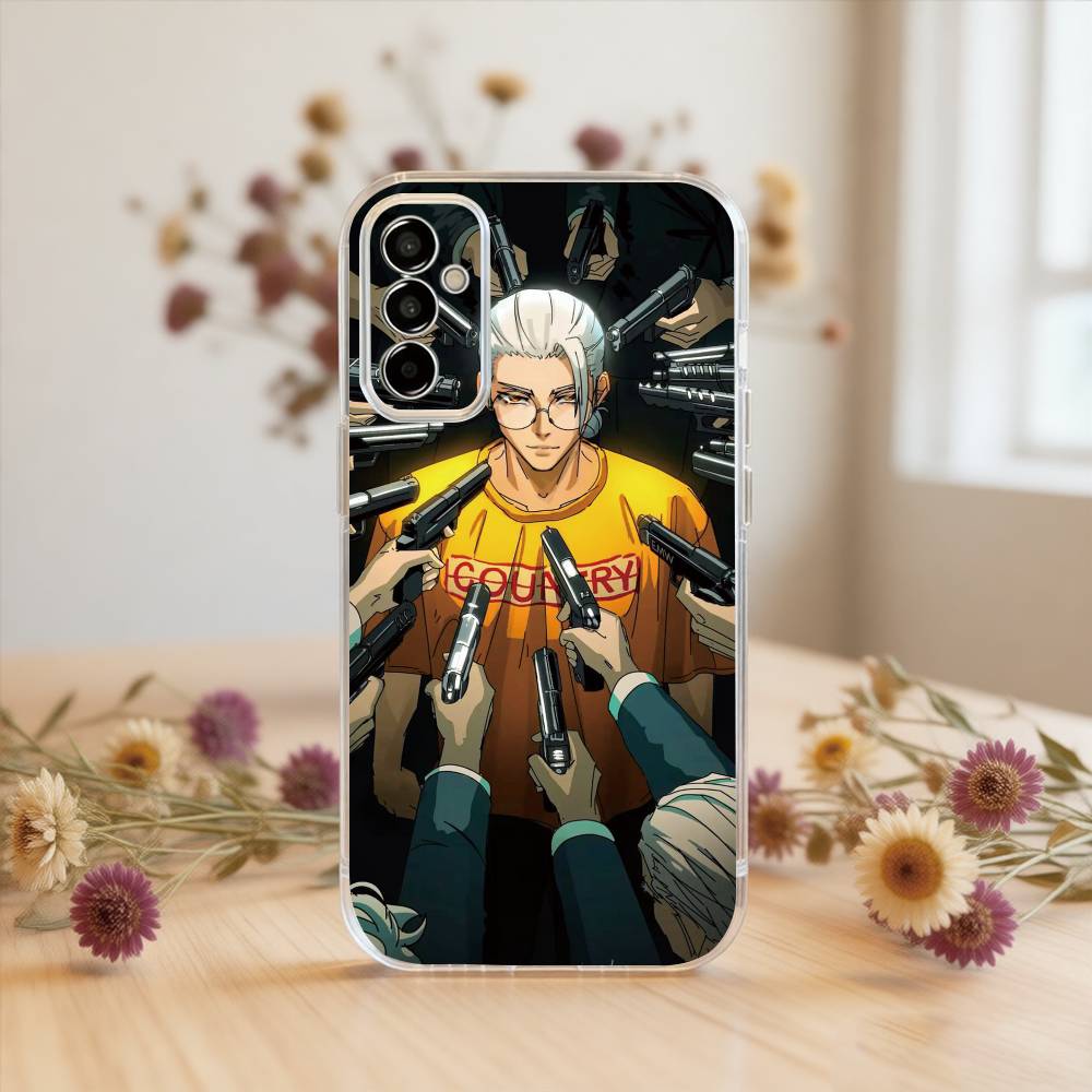 Sakamoto Days Phone Case For SamsungA10,12,20,21S,30,31,40,50,51,52,70,71 Transparent Cover