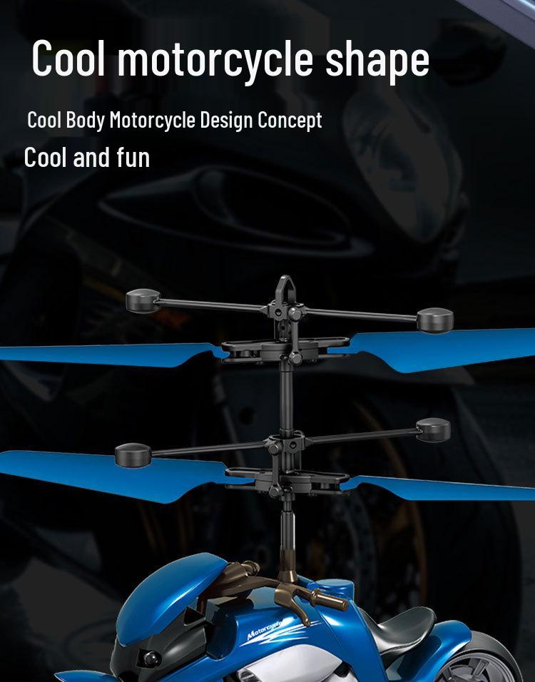 Induction Flying Motorcycle Toy for Kids