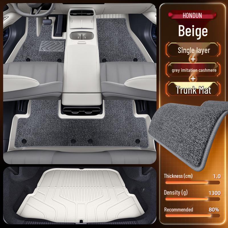 Dark Blue TPE Floor Mats for L06 - 2026 Car Interior Accessories