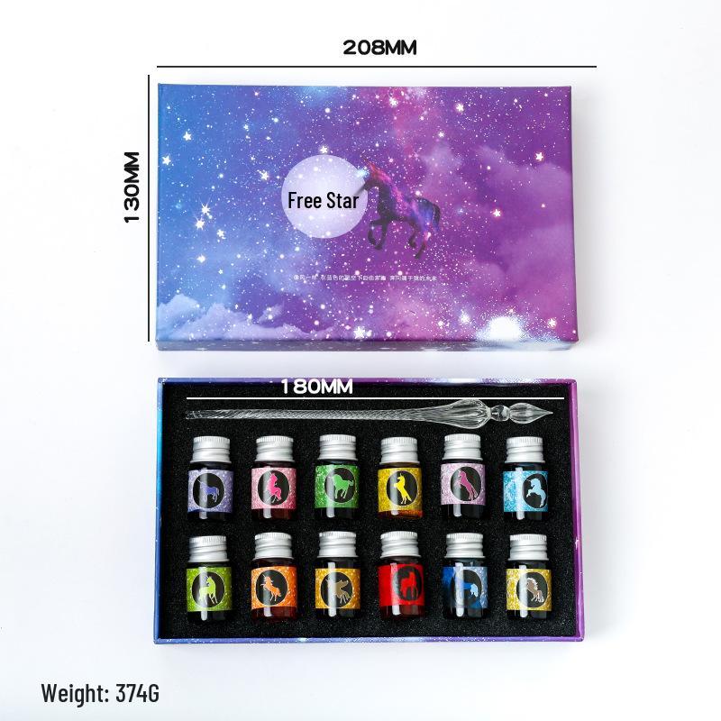 

Набор хрустальных ручек с градиентом «Звездное небо» - Подарок для студентов и бизнеса