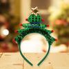 Christmas Headband Lightweight Christmas Hairband Bright Color Performance Props  Exquisite Christmas Tree Hair Hoop Costume