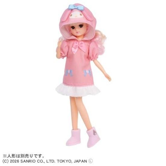 Takara Tomy Licca-chan Doll My Melody Loungewear Dress-up Play Toy Ages 3 Up