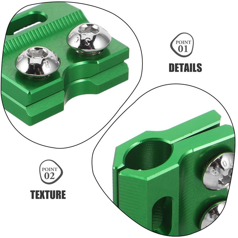 Front Brake Line Holder Clamp Alloy Cable Guide Clamp Replacement Hose Holder for Motorcycle Dirt Bike Hydraulic Brake Hose