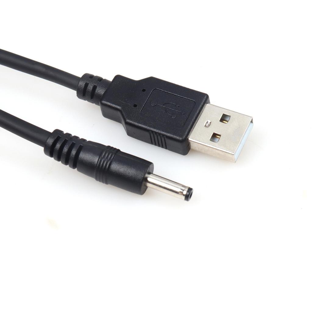 USB Male To Dual DC35135 Spring Cable, Black TPU, 2-Section Split