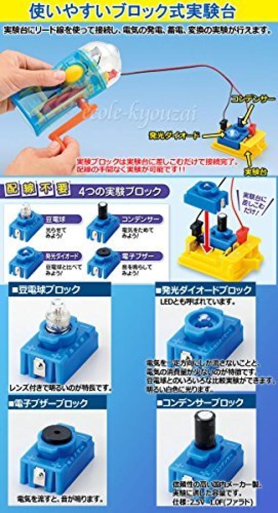 Handy ECO Light motor car A versatile kit for power generation and storage experiments [Electricity Use] (with parts)