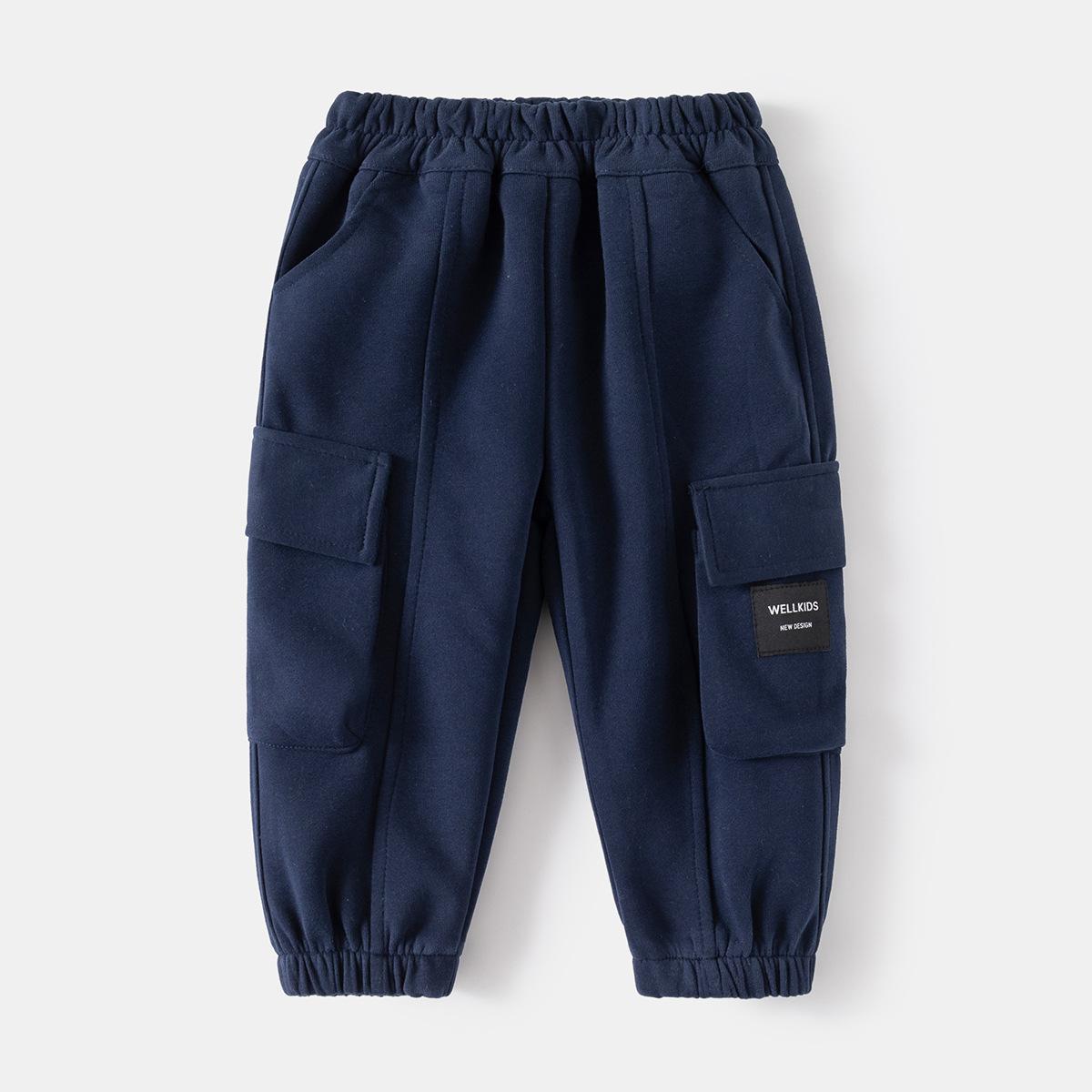 Children s spring pants new boys  trousers Korean version leggings medium children s sweatpants children s clothing 90cm