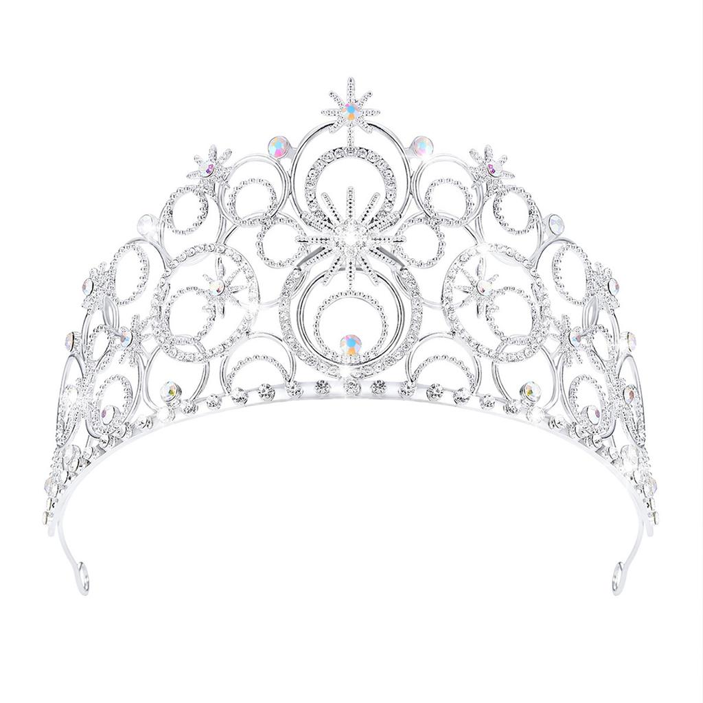 Corona a Bolle Corona Corona da Concorso di Bellezza Copricapo da Sposa Accessori per Capelli di Alta Gamma Gioielli di Alta Gamma