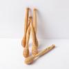 10/15/16cm Wooden Honey Dipper Handmade Wooden Honey Stirrer Honey Mixing Rod  For Jars