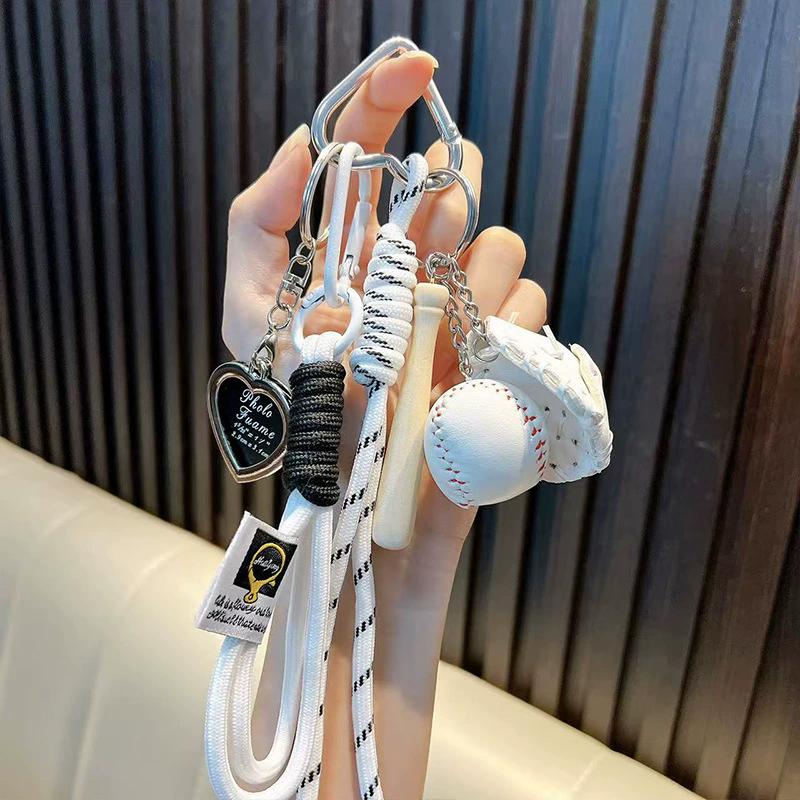 Cute Rope Bag Charms for Handbag Y2k Accessories Purse Hanging Ornament Backpack Charm Handmade Rope Car Key Chain Accessories