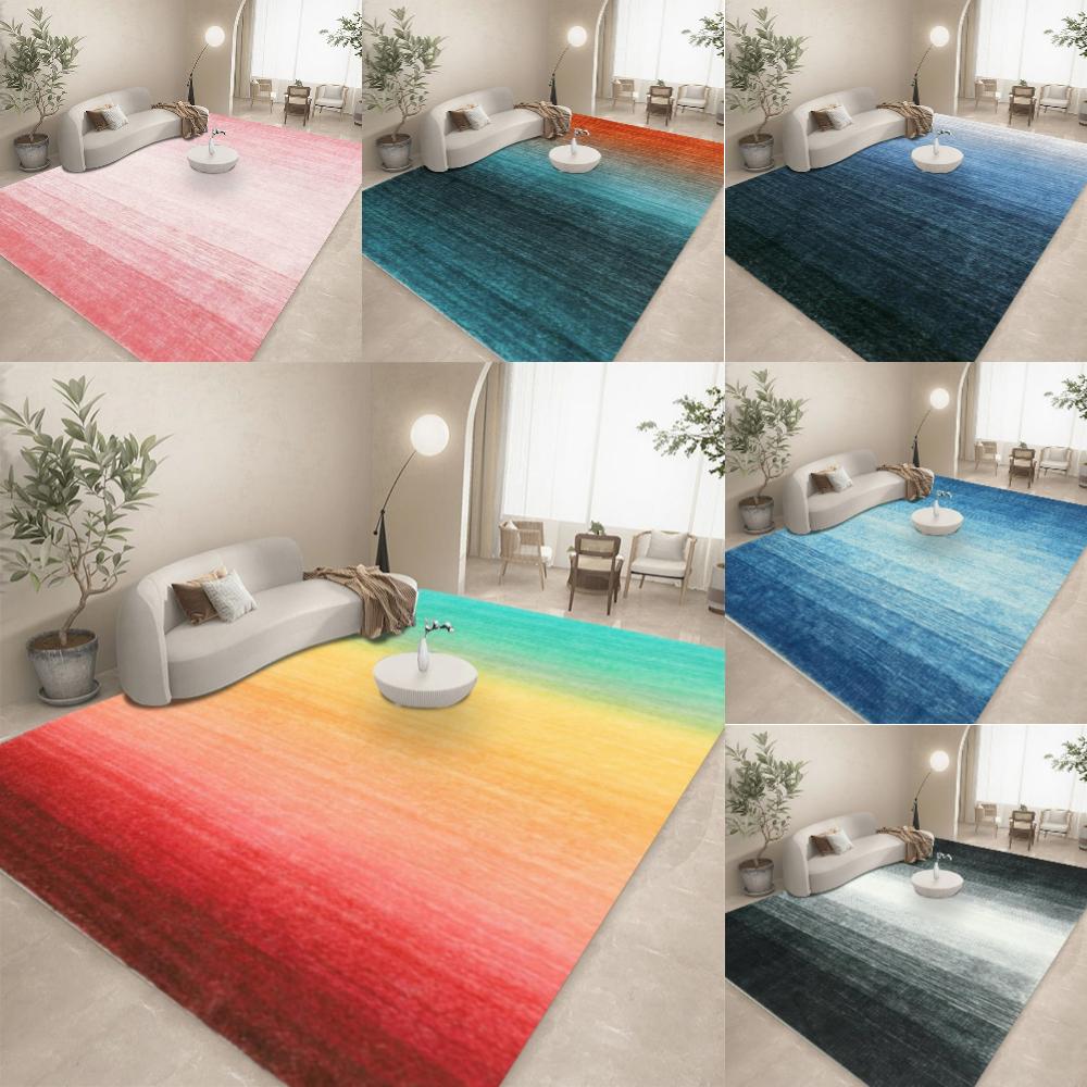 Modern Gradient Carpet Living Room Home Decor Sofa Rugs Bedroom Rug Lounge Kitchen Coffee Table Floor Mat Indoor Rug Doormat