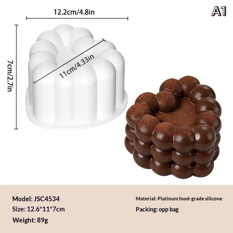 Herz Stern Quadrat Bento Kuchen Silikonform Schokoladenmousse Form Obstkuchen Dekorationen Wiederverwendbar Seife Kerze Gips Herstellungsform