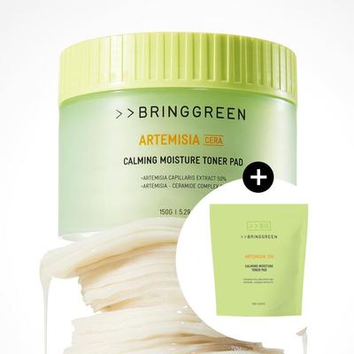 Artemisia Cera Calming Moisture Toner Pad 90P (+Special Set with Refill 90P)