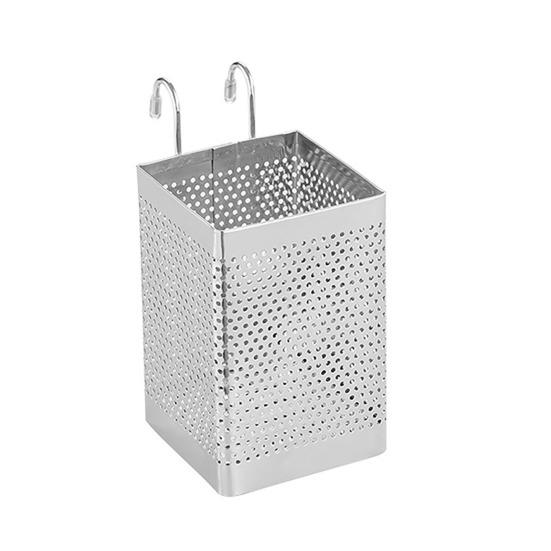 Chopstick Holder Stainless Steel Cutlery Organizer with Efficient Draining System Rust Proof Storage Rack A