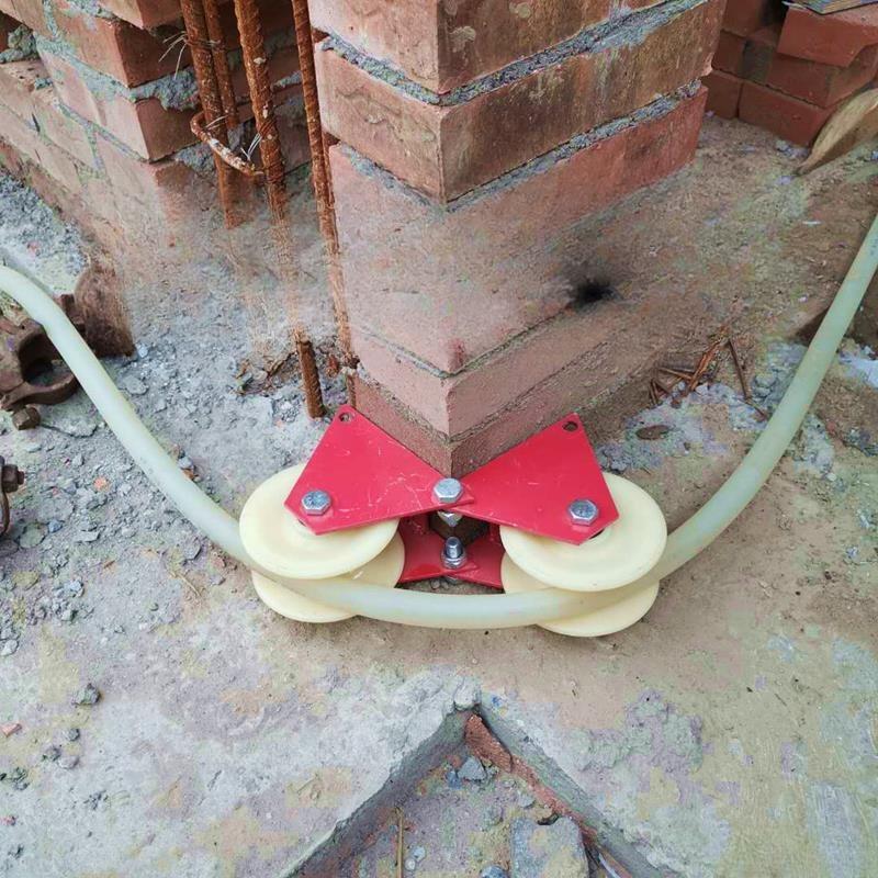 Versatile Foldable Manual Pulley-Ideal for Rope Tensioning,Bend-Friendly Design,Perfect for HighAltitude Work & Material Lifting