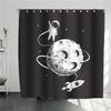 Giraffe With Colorful Glasses Shower Curtain Fashion Simple Design Home Decorative Curtains For Bathroom Art Painted Decor Cloth