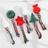 Christmas Pet Cotton Rope Toys Dog Interactive Toy Bite Resistant Dog Toy Christmas Gift Pets Toys