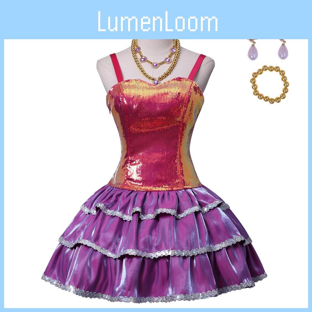 Barbie Life In The Dreamhouse Barbie Cosplay Kostüm Mit Satin Und Baumwollstoff Für Anime Fans