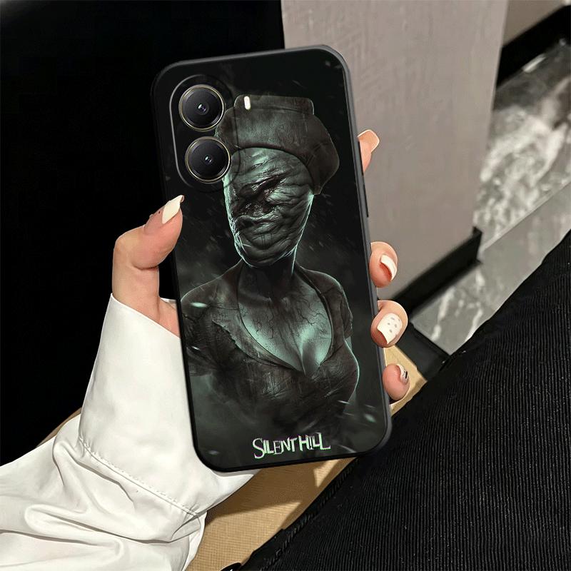 Silent Hill Horror Theme Soft Phone Case for Xiaomi Poco X5 X6 X7 X8 Pro Max X3 F7 F8 Ultra M8 M7 M6 M5 Redmi 15 15C 14C 13C 12C