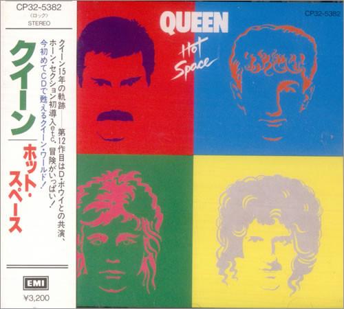 

CD QUEEN Hot Space CP325382 EMI 1987 Japan Rock Used
