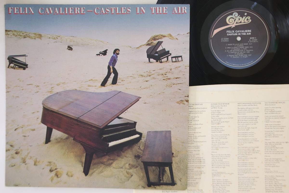 

LP Record FELIX CAVALIERE (RASCALS, TREASURE) - Castles In The Air JE35990 EPIC 1979 US Rock Used