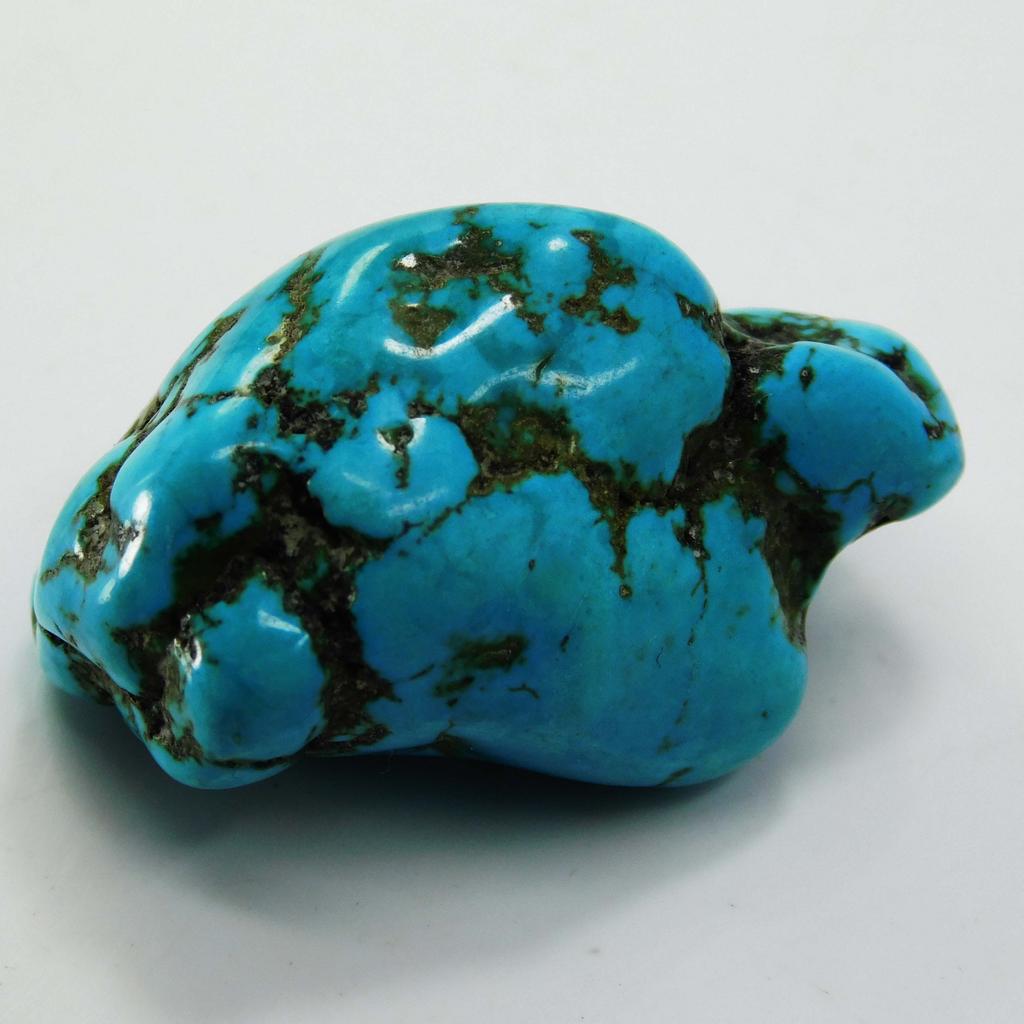 Blue Turquoise Rough Slab 79 Ct Natural CERTIFIED Loose Gemstone Rough