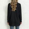 Women's Casual Double Breasted Corduroy Cardigan Mid Length Relaxed Fit Versatile