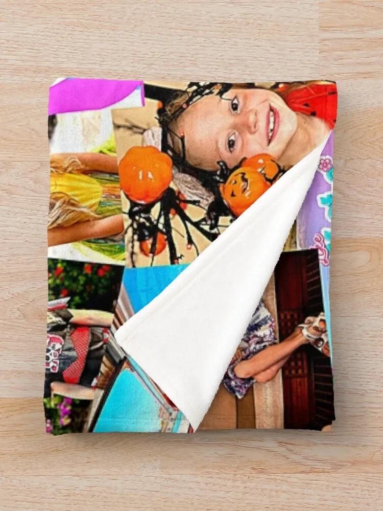 like nastya Throw Blanket Sofa Throw Kid'S Soft Plaid Blankets