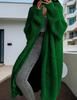 Women Autumn Winter Warm Knitted Sweaters Loose Casual Lazy Style Long Cardigan Coat