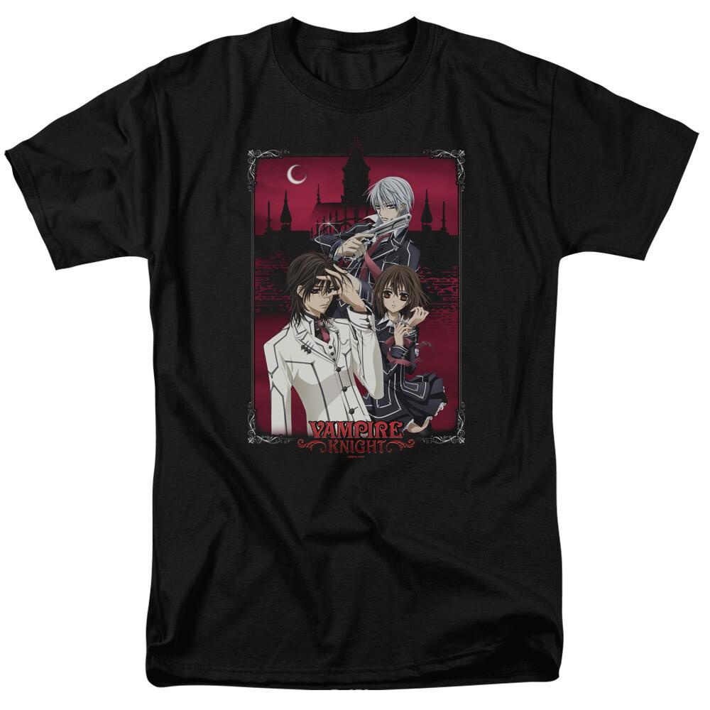 Vampire Knight Castle Pose T Shirt Mens Licensed Cartoon Merchandise Black S