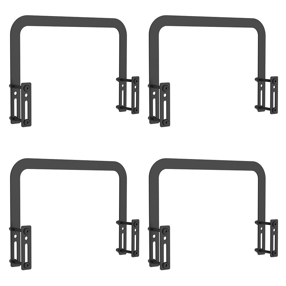 2/4Pcs Mattress Slide Stoppers Metal Non Slip Mattress Gripper Adjustable Mattress Retainer Bar Bracket for Home Metal Bed Frame