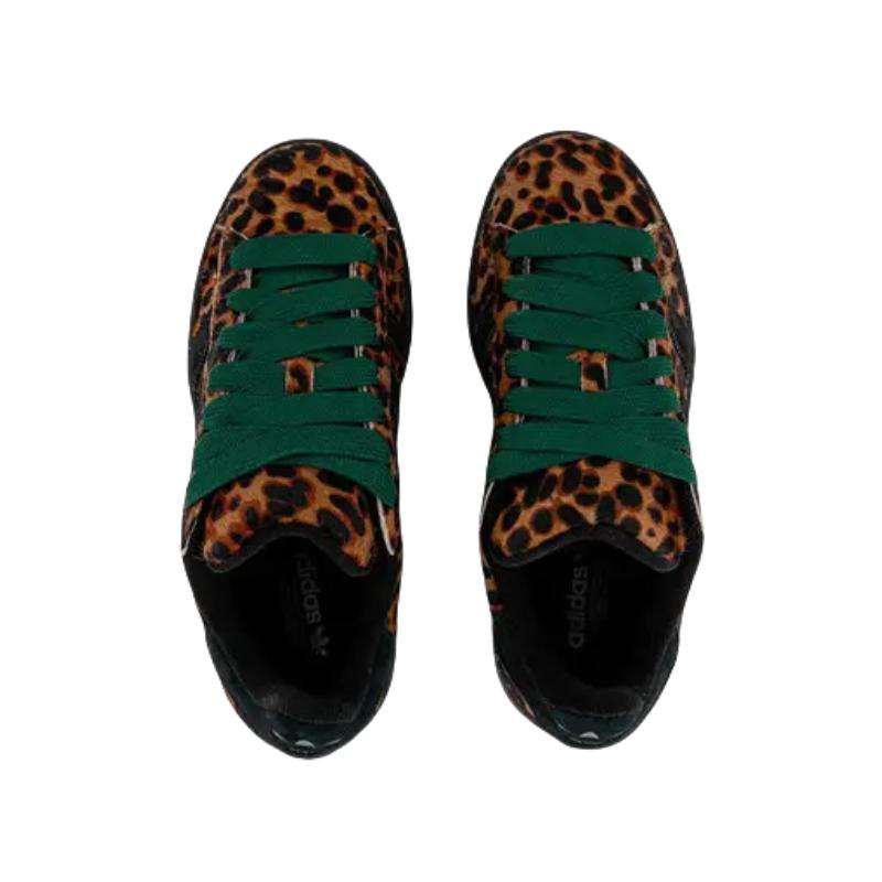 adidas Campus 00s Cheetah Pack - Collegiate Green Men Sneakers Brown Cream-White Core-Black JH9768