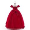 Kinder-Abendkleid, trägerlos, elegantes Prinzessinnenkleid, Stickerei, Blumenmädchen, Hochzeit, Applikation, Perlen, Paillettenkleid