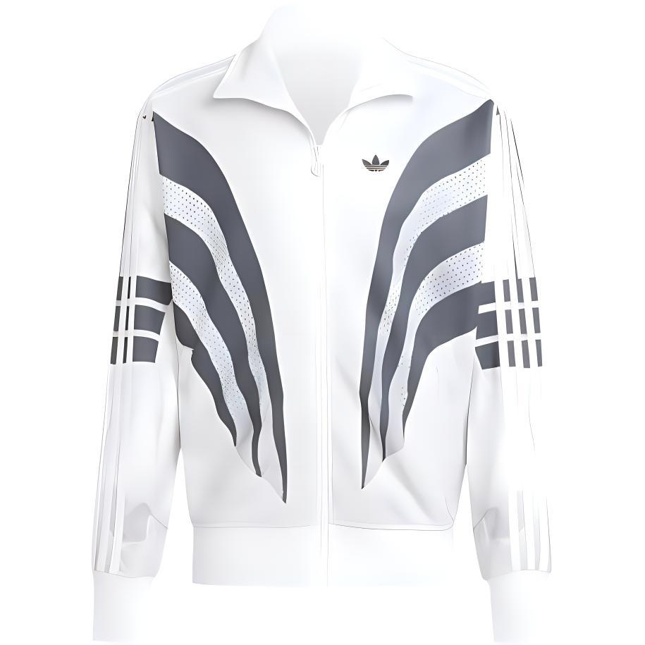 adidas Premium Q3 Print Track Top  White  Men s IZ1640 XL