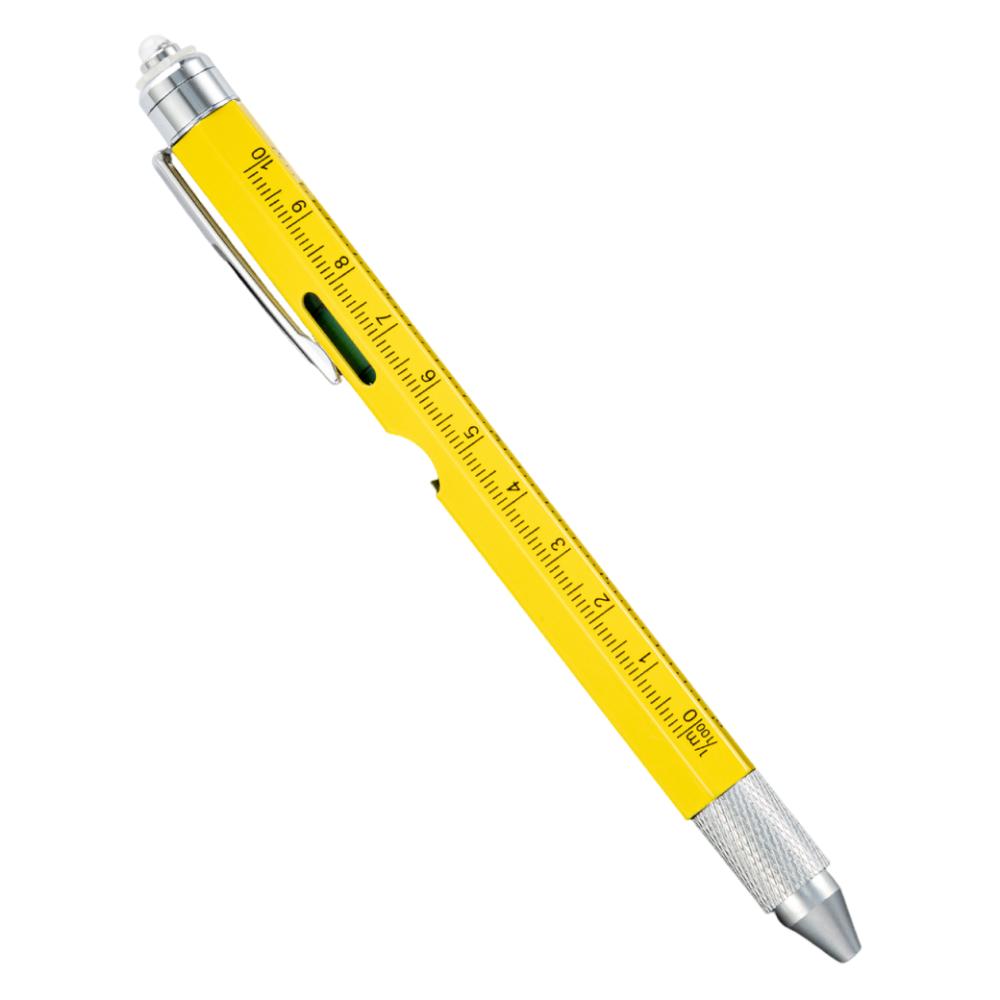 9 in 1 Ballpoint Pen Portable Measure Technical Ruler Handheld Screwdriver Tool  Carpenter Work