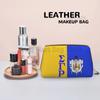 Sigma Gamma Rho Sorority Paraphernalia Gift 1922 SGR Makeup Bag for Women Girls Leather Travel Toiletry Pouch Cosmetic Bag