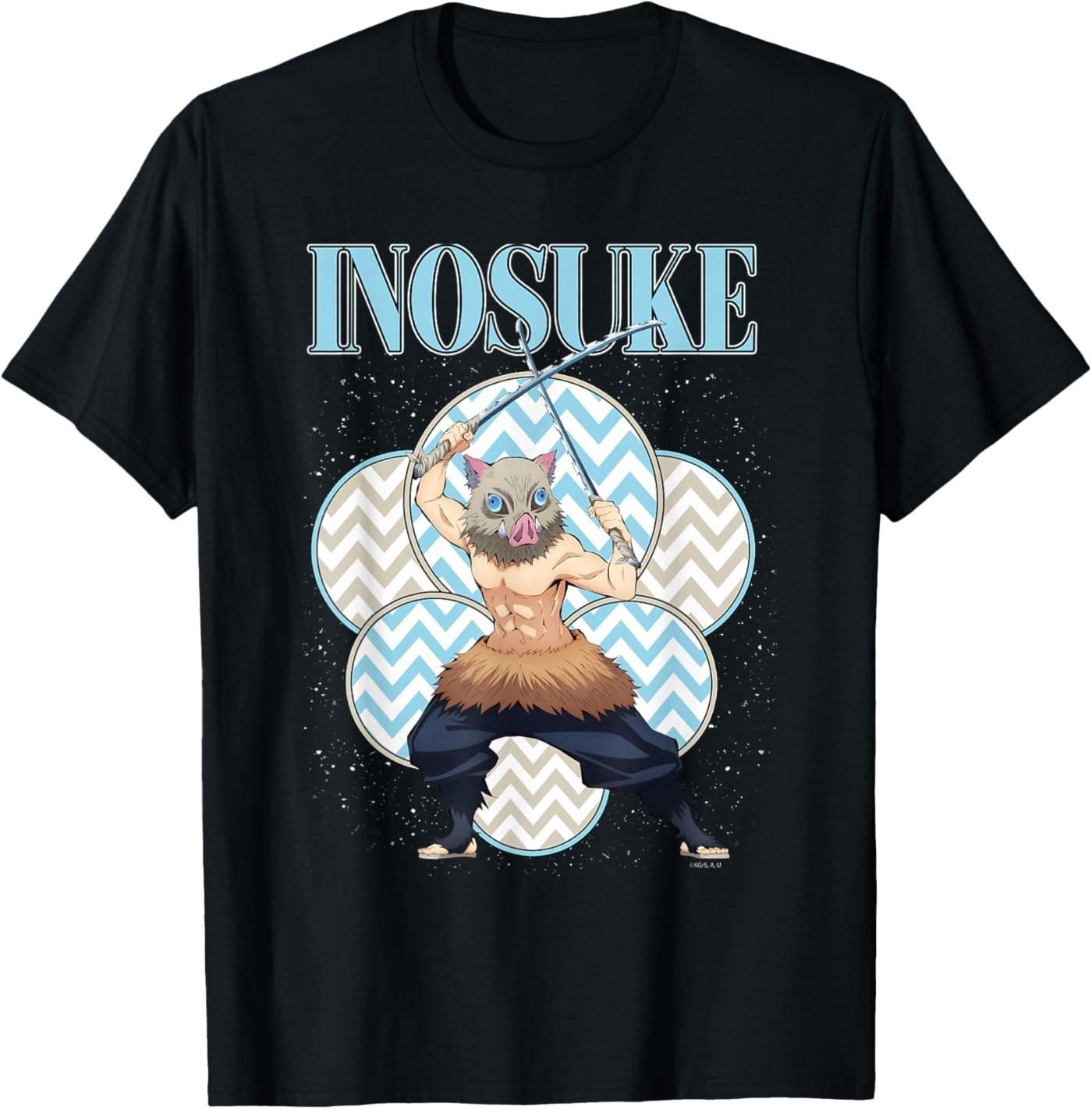 Demon Slayer: Kimetsu no Yaiba Inosuke Boar King Portrait T-Shirt L