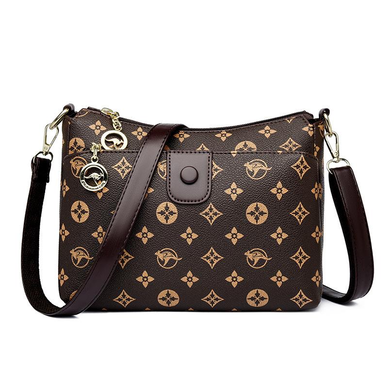 Jednoramenná taška, Dámská lehká retro crossbody taška, Elegantní dámská taška, Všestranná kabelka