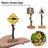 Aquarium Decoration Ornament Cartoon Resin Artificial Shark Warning Sign Landscaping Accessories for Fish Tank Aquarium Background