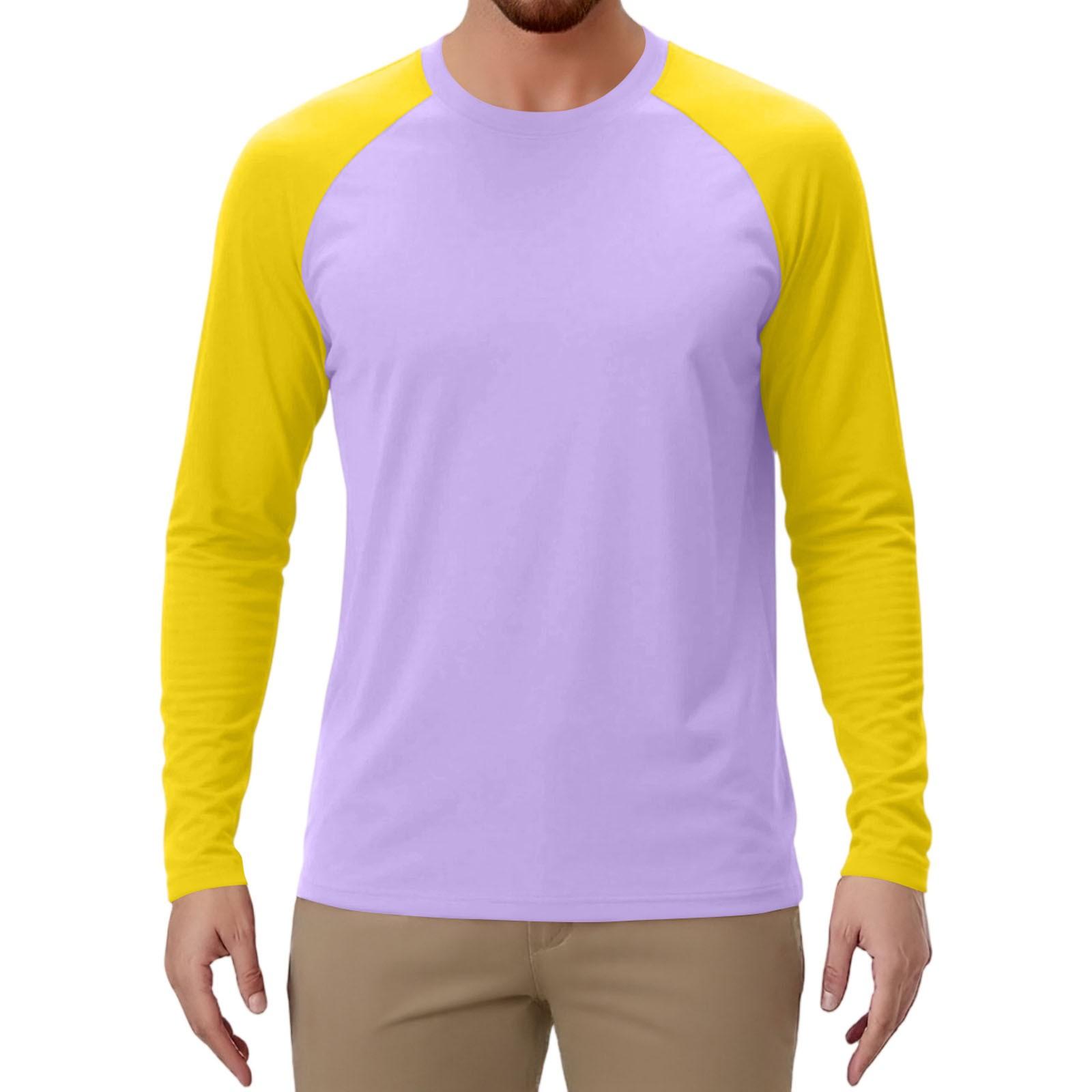 

Чоловічий спортивний топ з довгим рукавом реглан контрастного кольору XL