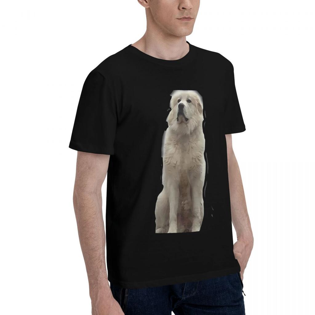 Great Pyrenees Dog 100 Cotton Casual Breathable Confortable Totoro Mens Designer Clothes Men TShirt