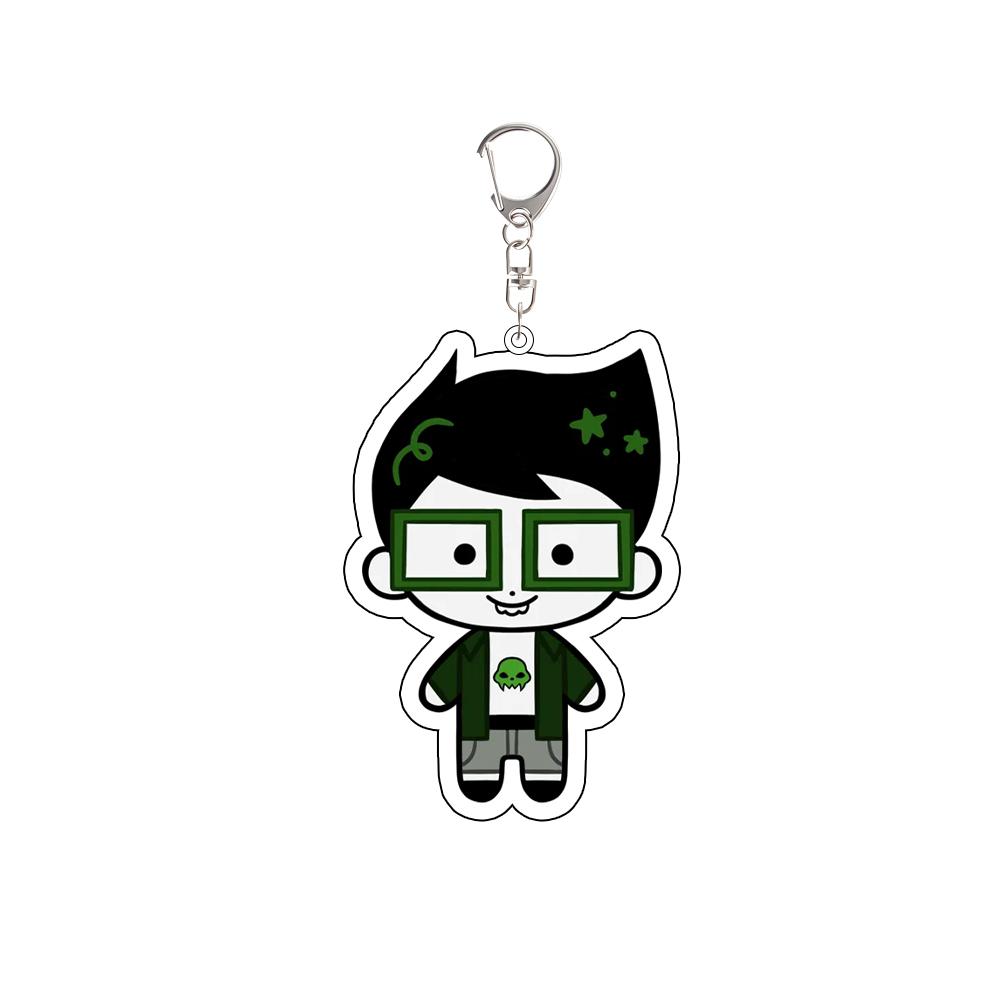 

Game Jade Harley Jake English Jane Crocker Roxy Lalonde Dirk Strider Acrylic Keychain Backpack Pendant Valentine s Day Gift