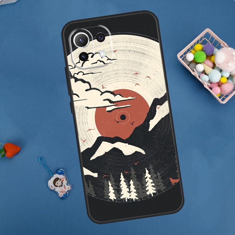 Vinyl Record Retro Case For Xiaomi 11T 12T 13T 14T Pro 13 14 15 Ultra POCO X7 Pro X3 X5 X6 M6 F5 F6 Pro Cover