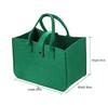 Solid Color Felt Handbag: Large Capacity Commuter and Student Bag