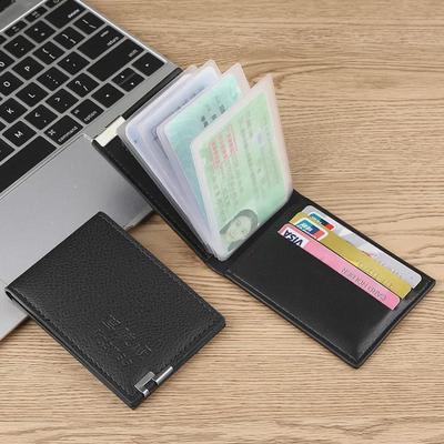 Stilvolles Multi-Card-Führerscheinetui aus Leder für Männer und Frauen