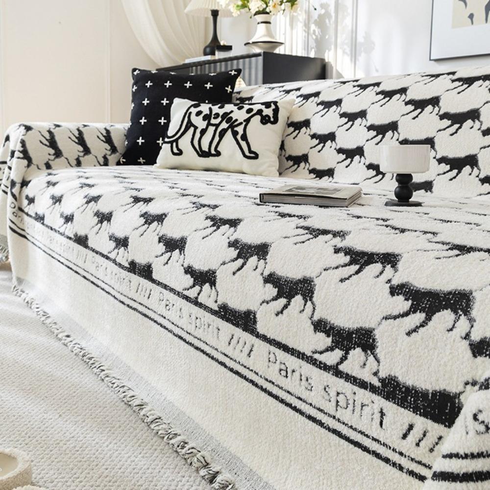 Anti-cat scratch winter plush sofa towel 2025 new seat cushion light luxury high-end universal cover full cover cloth blanket