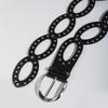 Belt for Women with High-end Belt for Women with Versatile Decorative Rivets Handsome Belt for Women with Belt Splicing Hot Girls Wide Belt
