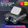 Cap Sensor Clip Light LED Rechargeable Induction Headlights Outdoor Waterproof Camping Night Fishing Emergency Mini Headlamp