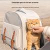 Foldable Transparent Cat Backpack - Portable Double Shoulder Outdoor Carrier