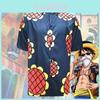 Auffälliges One Piece Luffy Sonnenblumen-Shirt für Cosplay oder Alltagskleidung
